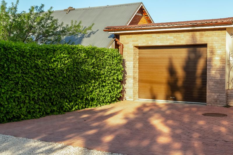 enclosed single car carport